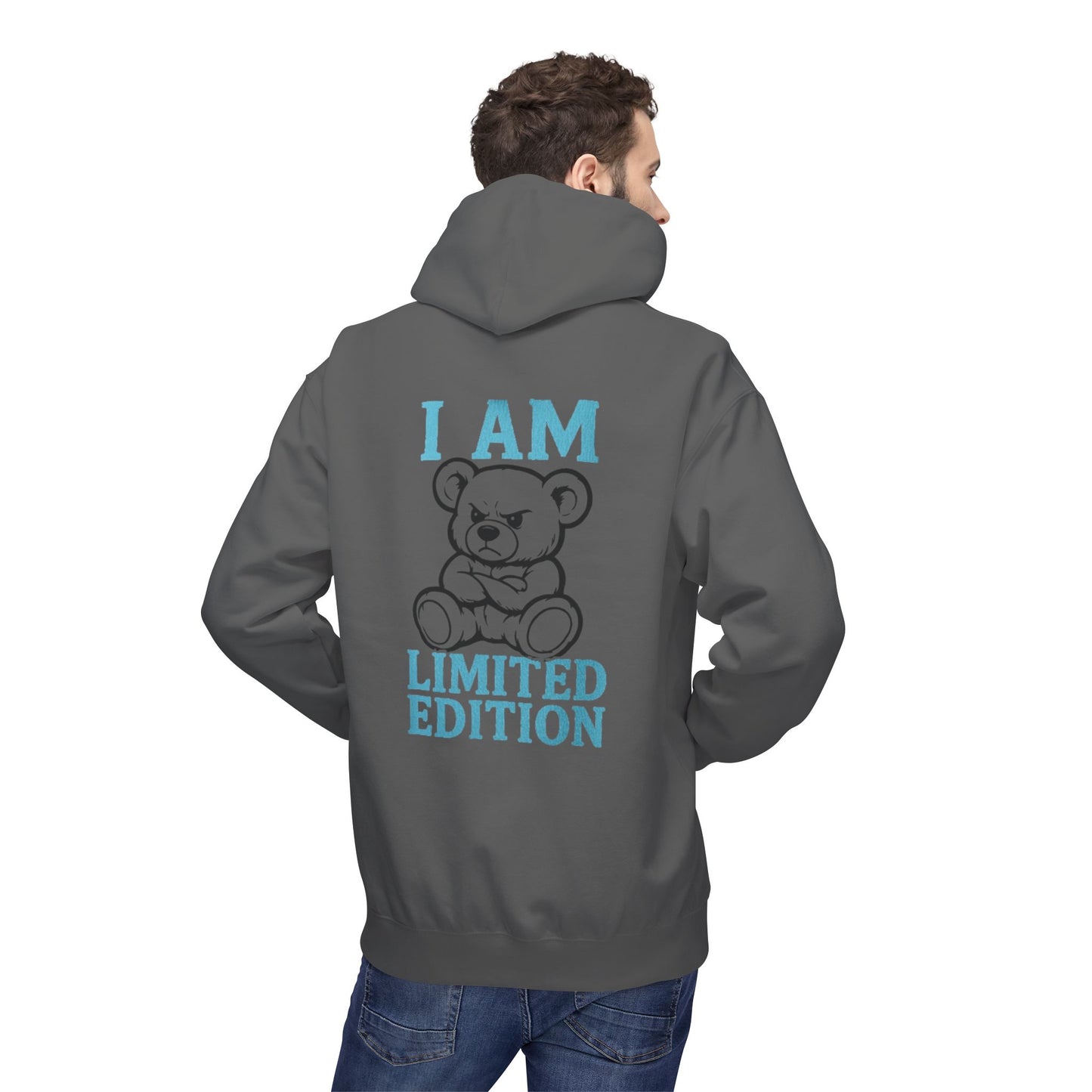 Limited Edition Fleece Hoodie, Cozy Unisex Sweatshirt, Bear Design Hoodie, Perfect Gift for Birthdays, Casual Wear