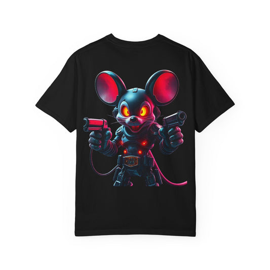 Rebellious Cartoon T-Shirt, Trendy Graphic Tee, Youthful Streetwear, Gift for Fans, Unique Style, Unisex Apparel