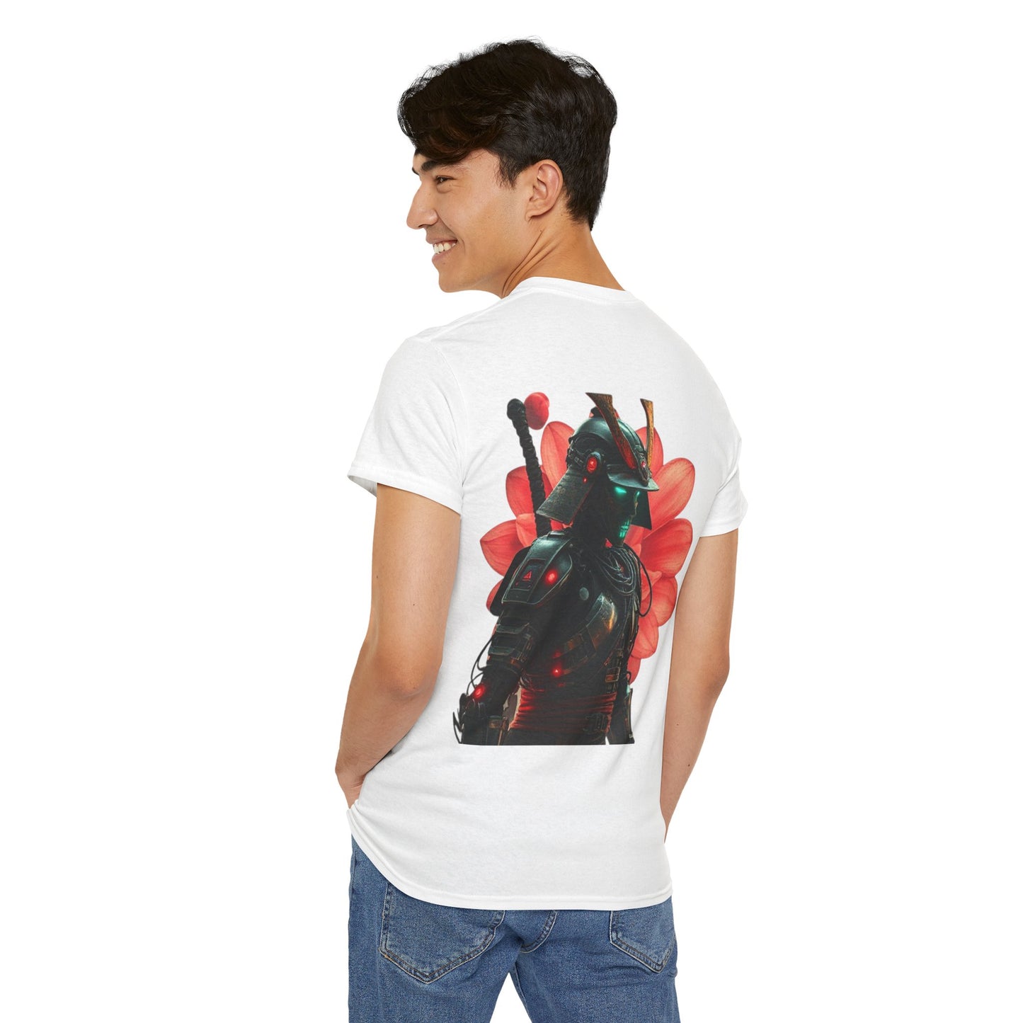 Cool Floral Bounty Hunter Tee, Unisex Graphic T-Shirt, Gaming Apparel, Unique Gift, Casual Wear