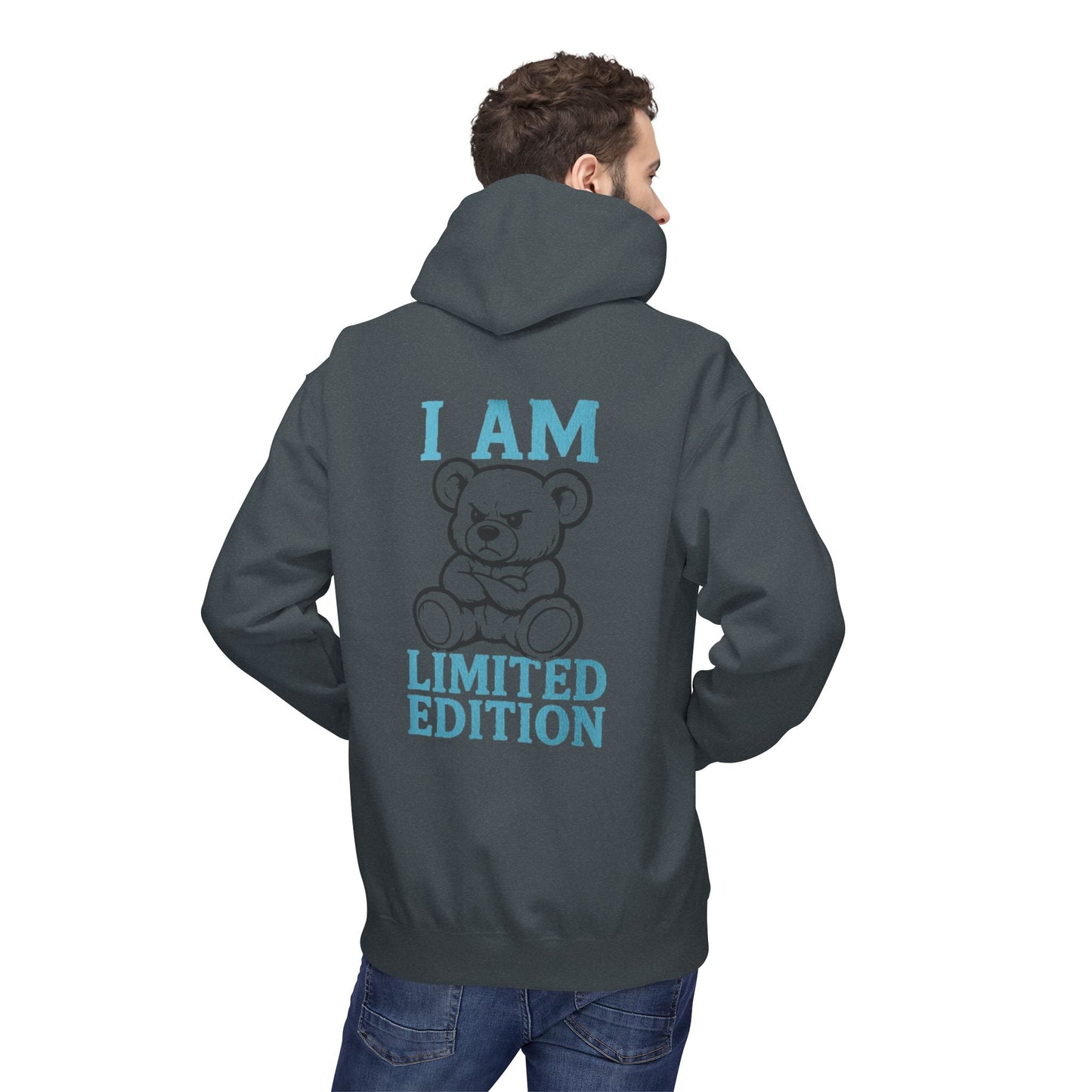 Limited Edition Fleece Hoodie, Cozy Unisex Sweatshirt, Bear Design Hoodie, Perfect Gift for Birthdays, Casual Wear